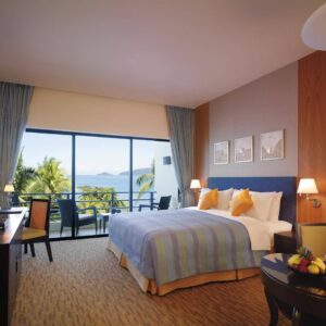 Comfortable bedrooms at Shangri-la Tanjung Aru Resort and Spa