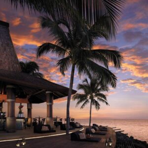 Sunset bar at resort