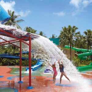 Water park and attractions at Tanjung Aru Resort in Kota Kinabalu