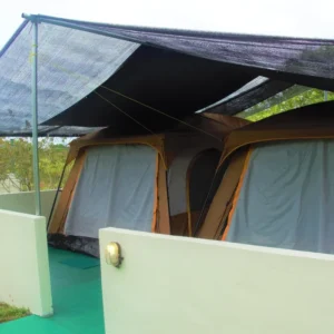 Camping on a turtle island